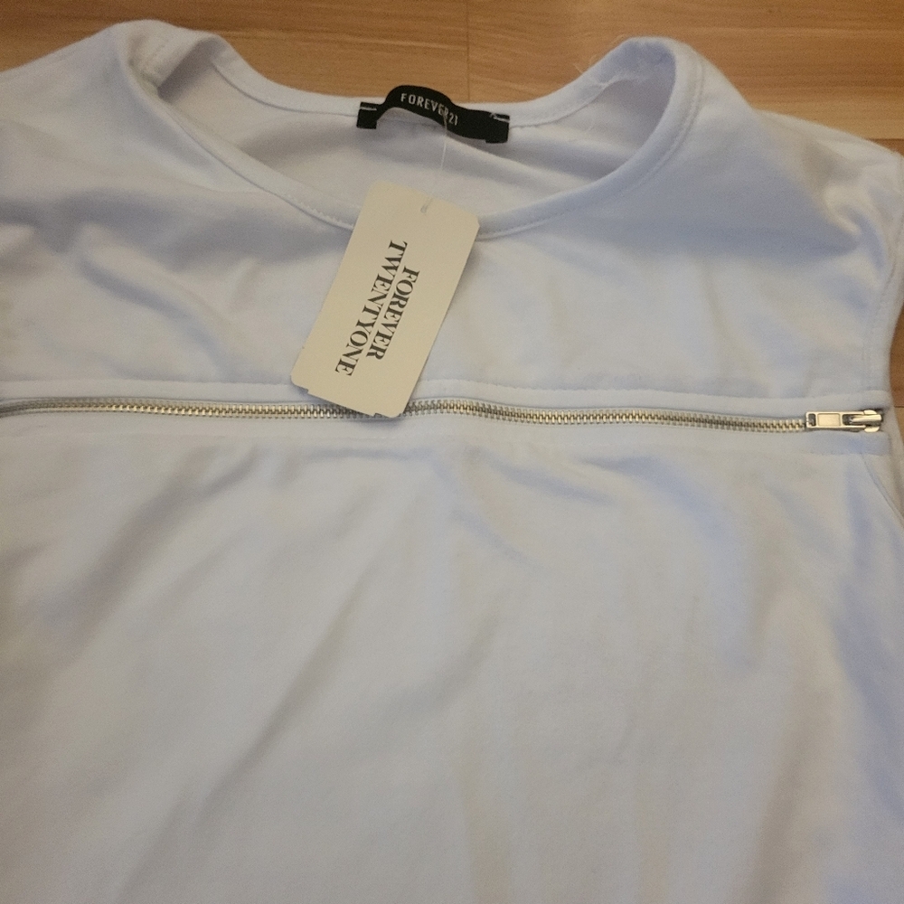Forever 21 Cream Sleeveless Midi Dress - Picture 4 of 4
